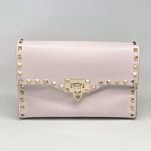 Valentino Garavani Small Rockstud Grainy Calfskin Crossbody Bag - Picture 2 of 12